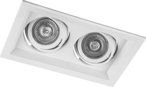 Светильник встраиваемый DLT202 потолочный MR16 G5.3 белый Feron