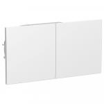 Розетка 2-м 16А С/У З/К со шторками со сдвижной крышкой Белый AtlasDesign