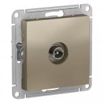 Розетка TV антенна С/У оконечная Шампань AtlasDesign