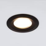 Встраиваемый светильник Dial 110 MR16 черный Elektrostandard