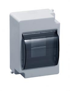 Бокс пластиковый с крышкой КМПн 1/4 IP30 белый  EKF