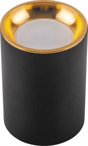 Светильник накладной под лампу  MR16 35W, 220V, GU10, черный, золото ML175