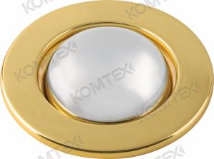 Светильник точечный Р-63 Е27 золото NORMA 63 0 04