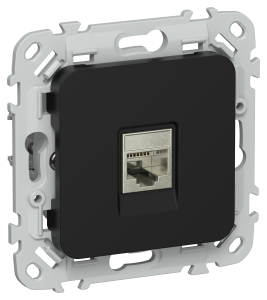 Розетка RJ45 кат.6 STP С/У Черный FLITE