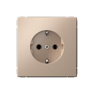 Розетка 1-м 16А С/У З/К Песочный ArtGallery