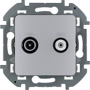 Розетка TV/SAT "звезда" Алюминий Legrand INSPIRIA