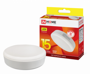 Лампа светодиодная LED-GX53-VC 15Вт 230В 3000К 1430Лм IN HOME