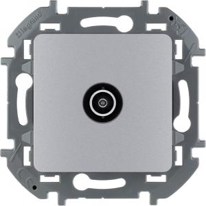 Розетка TV - «звезда» - 2 дБ - 0-2400 мГц Алюминий Legrand INSPIRIA