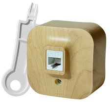 Розетка RJ11 Сосна Legrand Quteo