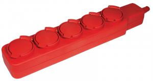 Удлинитель У05В 5 места с защитными крышками IP44 2P+PE/5метров 3х1мм2 16А/250В IEK