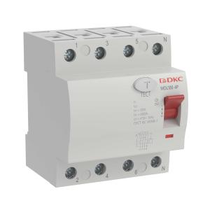 УЗО 4P 40A 100mA ВДТ MAX MDL100 тип АС DKC YON max