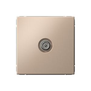 Розетка TV антенна С/У оконечная Песочный ArtGallery