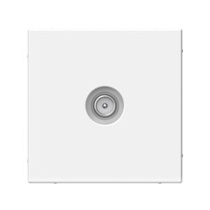 Розетка TV антенна С/У оконечная Белая ArtGallery