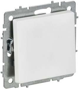 Переключатель 1-кл 10А перекрестный Арктический Белый Brite