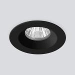 Встраиваемый светильник Light LED 35126/U 7W 4000K черный Elektrostandard