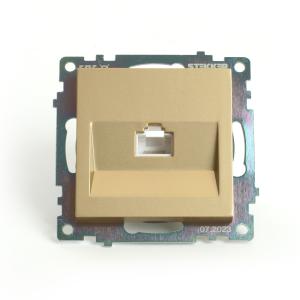 Розетка RJ-45 С/У Золото Катрин