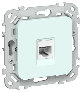Розетка RJ45 кат.6 UTP С/У Холодный Лед FLITE