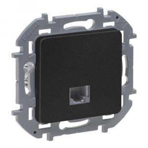 Телефонная розетка RJ11 Антрацит Legrand INSPIRIA