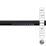 Магнитный трековый светильник A4684PL-1BK Arte Lamp