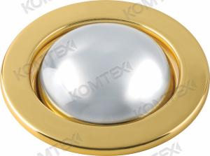 Светильник точечный Р-80 Е27 золото NORMA 80 0 04