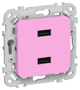 Розетка USB A+A 3,1А С/У Пурпурный FLITE