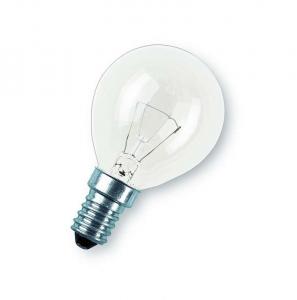 Лампа накаливания Р45  60WE14CL шар прозр PHILIPS