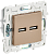 Розетка USB А+А 3,1А С/У Песочный Skandy