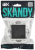Выключатель 2-кл 10А С/У Графит Skandy