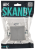 Переключатель 2-кл 10А С/У перекрестный Серебряный Skandy