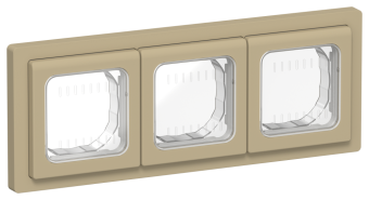 Рамка 3-я IP55 Хаки FLITE