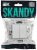 Переключатель 2-кл 10А С/У перекрестный Арктический белый Skandy