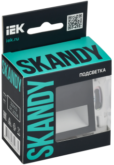 Подсветка LED встраиваемая Черный Skandy