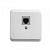Розетка телефонная RJ11 О/У Белый Etude