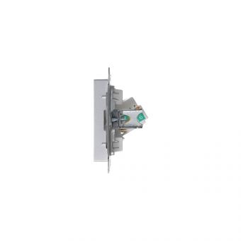 Розетка RJ45 кат.5Е С/У Алюминий AtlasDesign