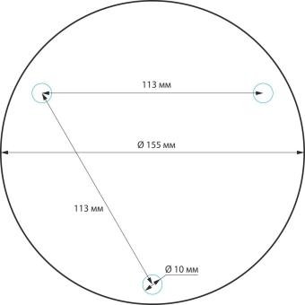 Ландшафтный светильник Techno 1508 черный Elektrostandard