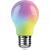 Лампа светодиодная 3W Е27 A50 RGB LB-375 матовый плавная сменая цвета Feron