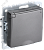 Розетка 1-м 16А С/У З/К со шторками с крышкой IP44 Сталь Brite